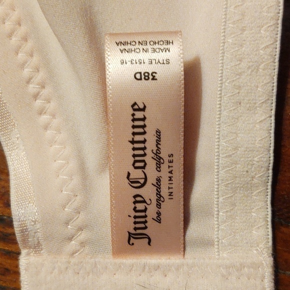 Juicy Couture Pink Bra Sz 38D - Picture 9 of 10
